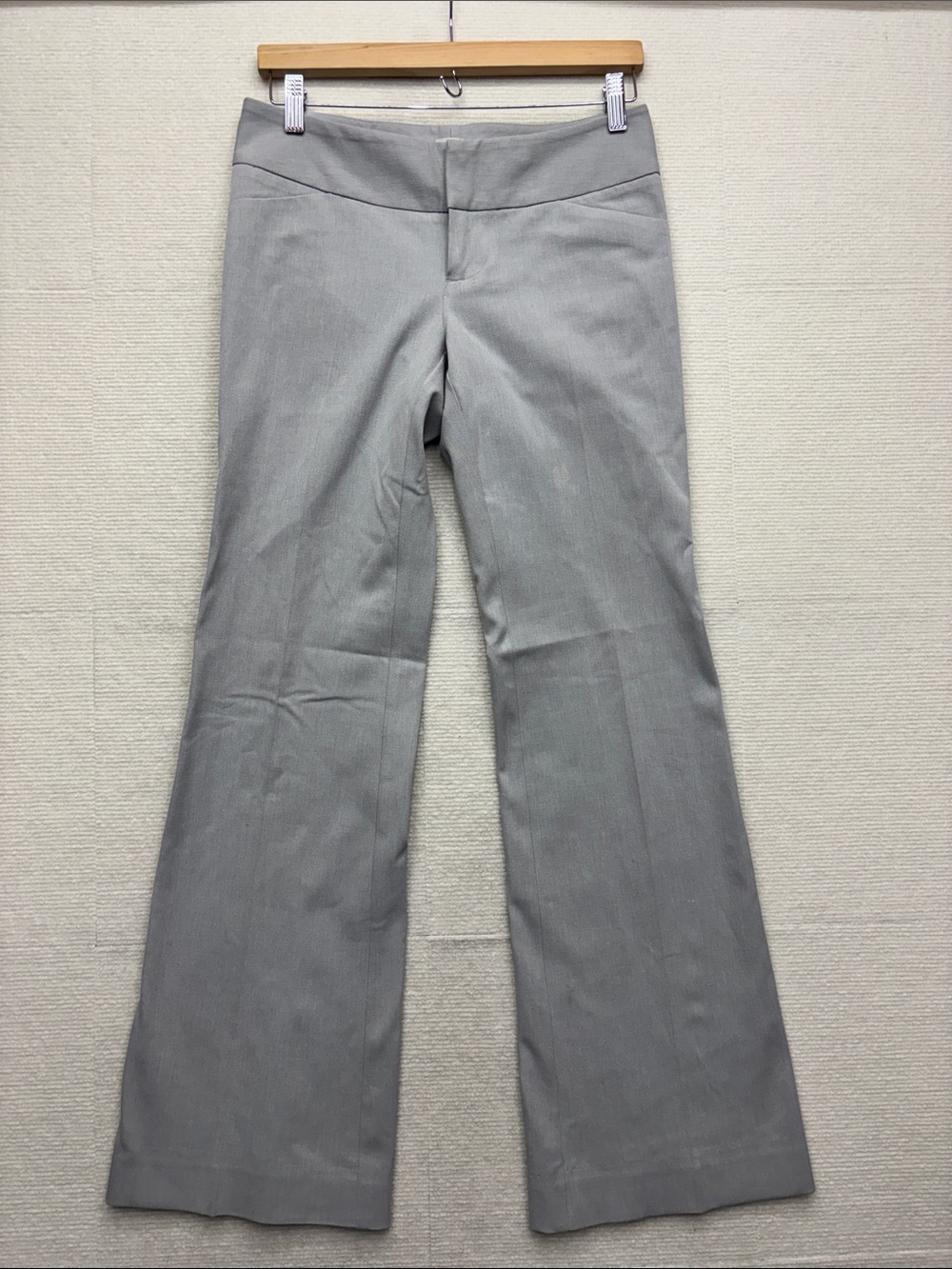 Ecru | 2 Classic Gray Women's Flare Pants